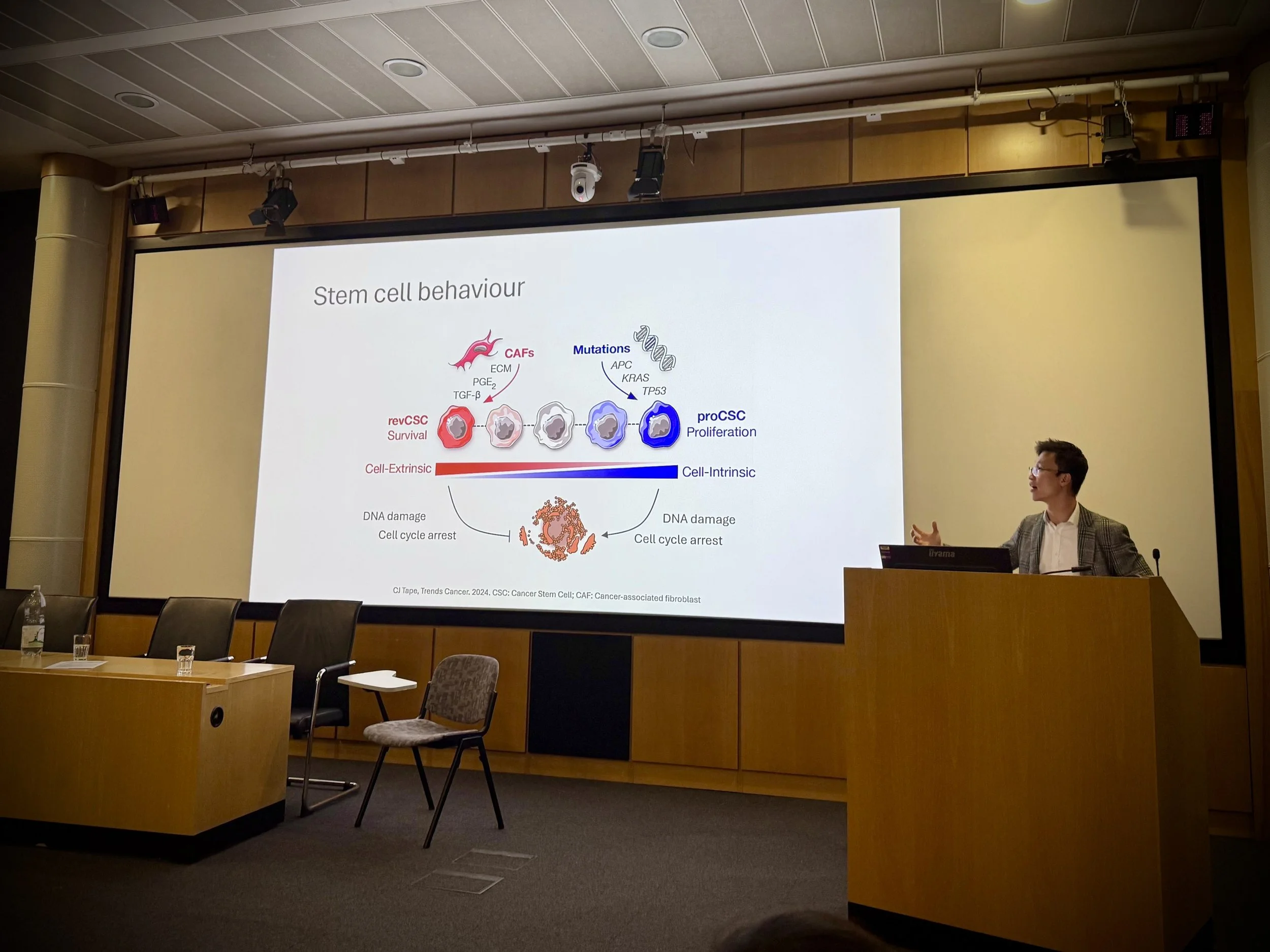 Nick presenting at the Servier National Colorectal Meeting (Oct. 25)