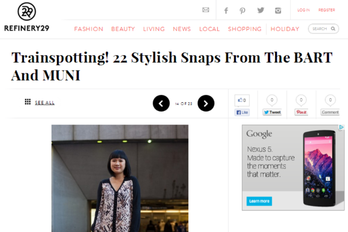 Refinery29 Street Style, October 2012