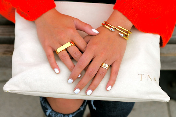 Erica Anenberg , Cartier rings, Vita Fede and Anarchy Street bracelets