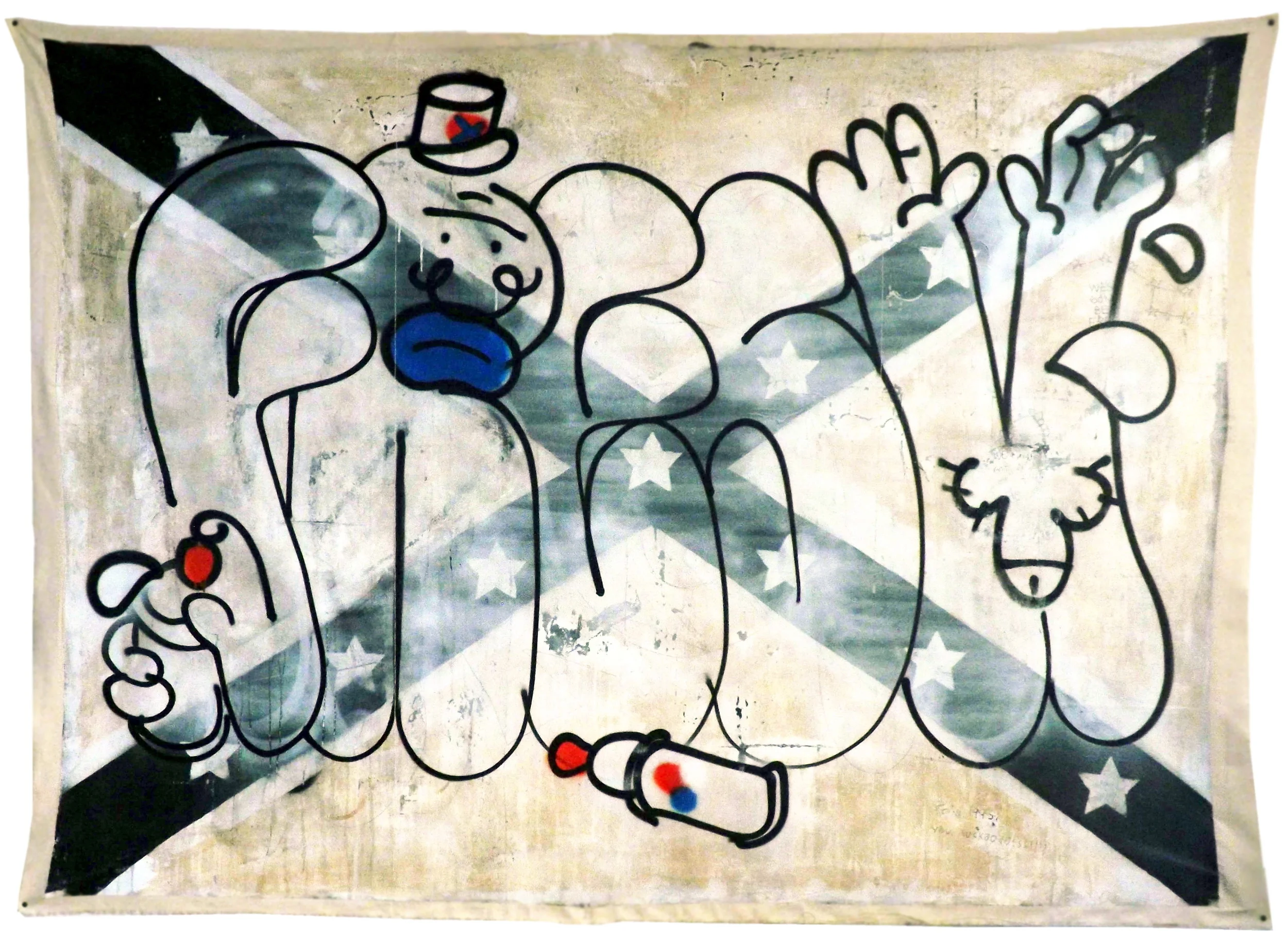 Untitled (FRESH) 67" x 91" 2014