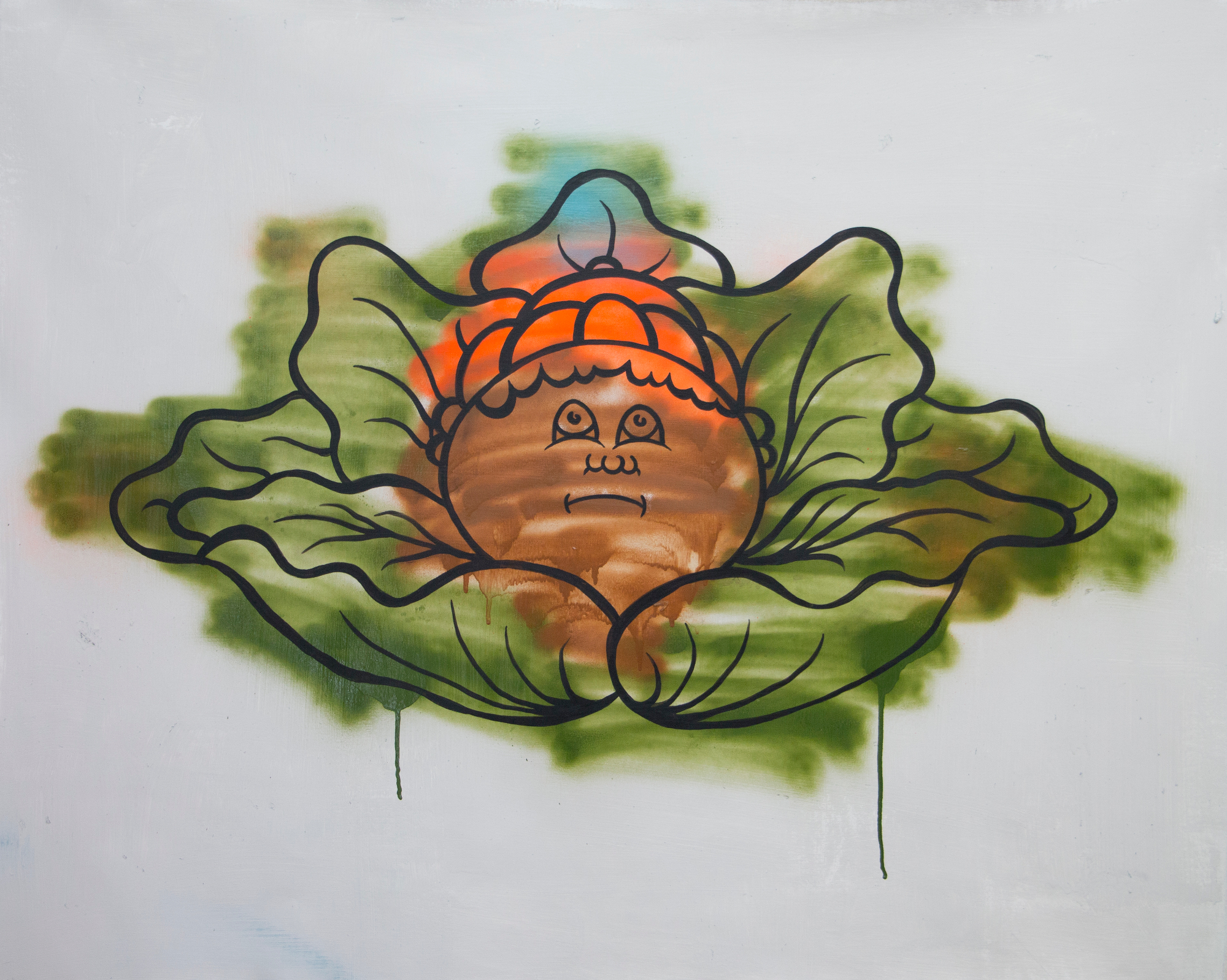 Untitled (Cabbage Patch) 41" x 49" 2017