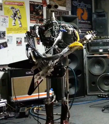 Les robots font du heavy metal