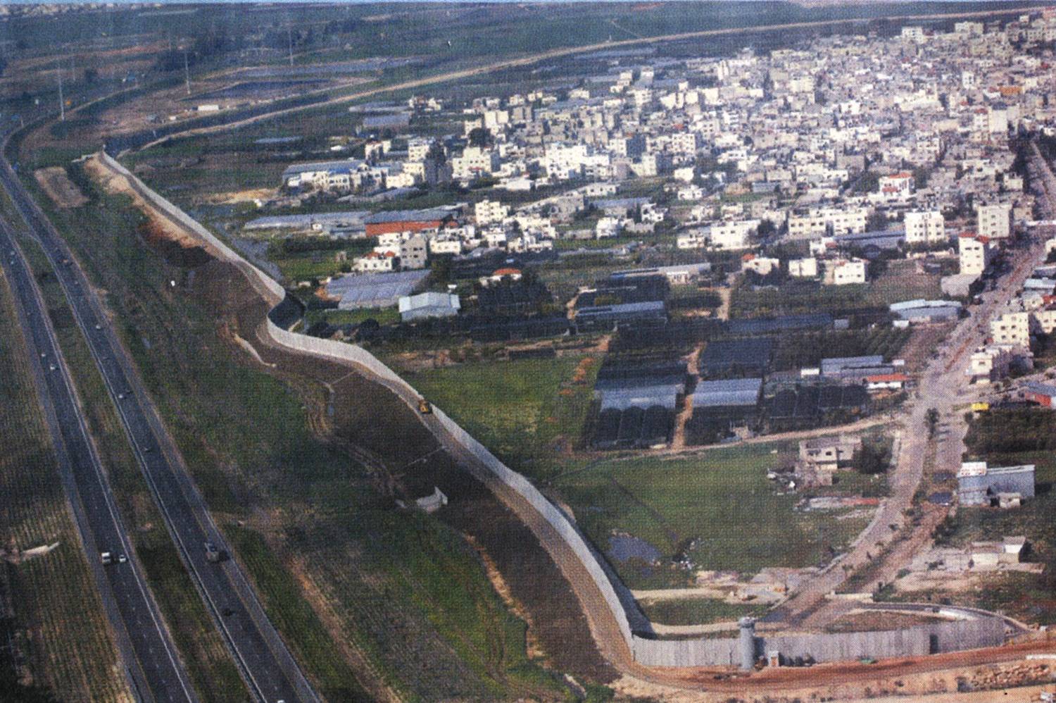Barrière de séparation, Qalqilya.