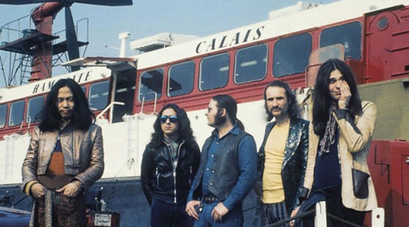 Can avec Damo Suzuki, Jacky Liebezeit, Irmin Schmidt, Holger Czukay et Michael Karoli