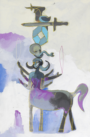 Adam Janes 2015 Technique mixte sur toile 127 x 86 cm