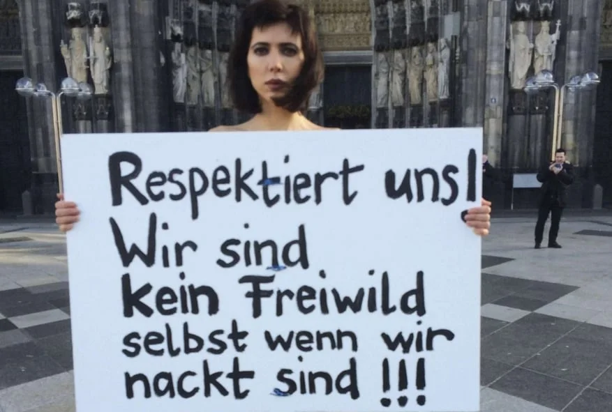 "Respectez-nous ! Nous ne sommes pas du gibier, même si nous sommes nues".