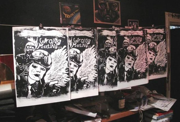 Linoprints d'Andy Weatherall