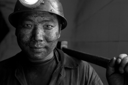 Mineur de charbon, Chine © Michael Coyne