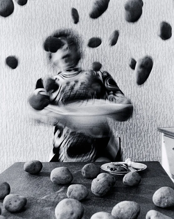 Anna et Bernhard Blume Küchenkoller, cuisine en folie, 1985 Courtesy Galerie Françoise Paviot