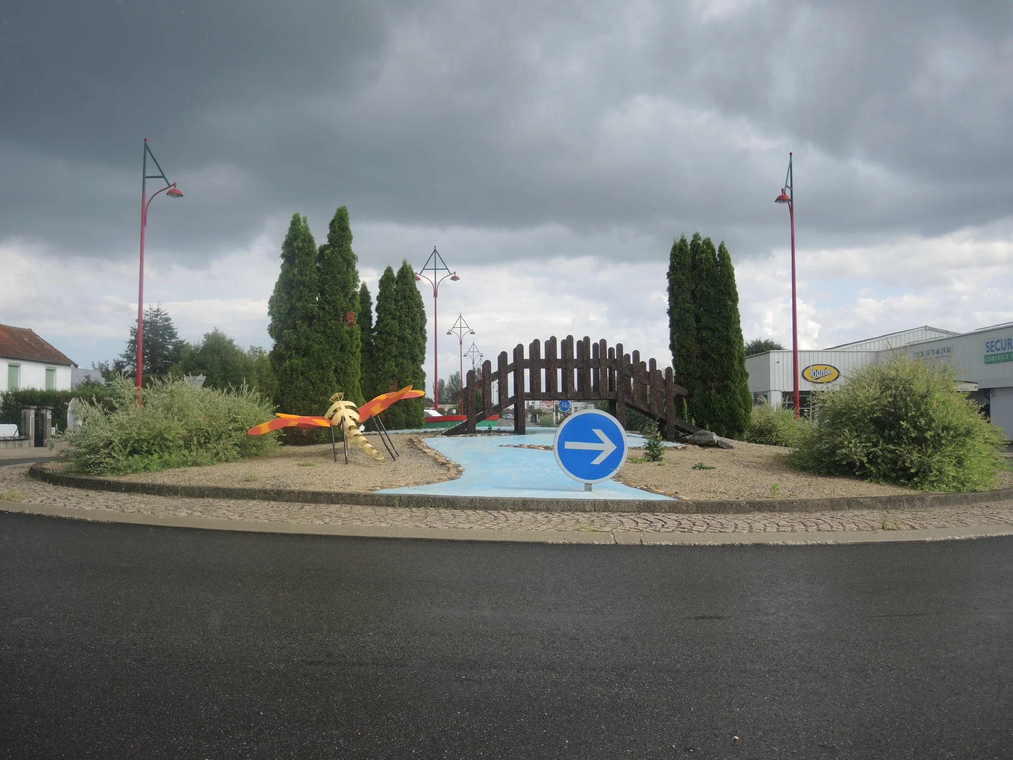 Moulins, rond-point