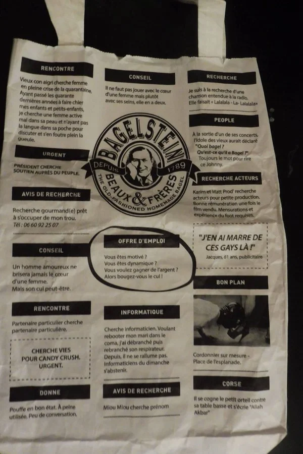 Bagelstein ravale ses blagues macho