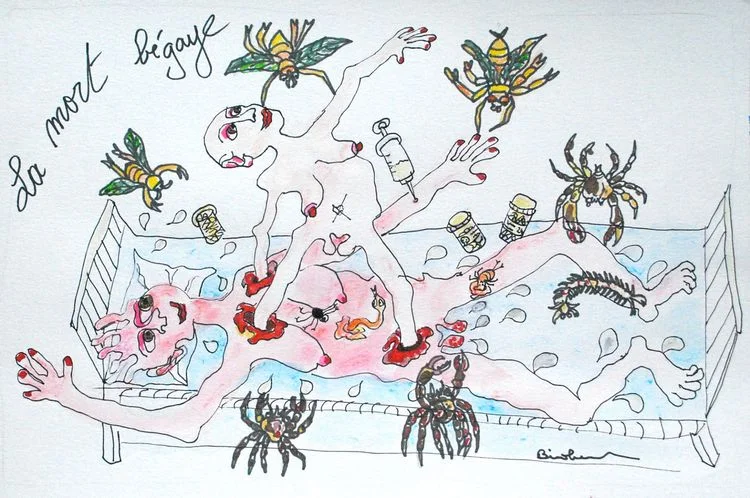 La mort bégaye, par Kenny Ozier-Lafontaine