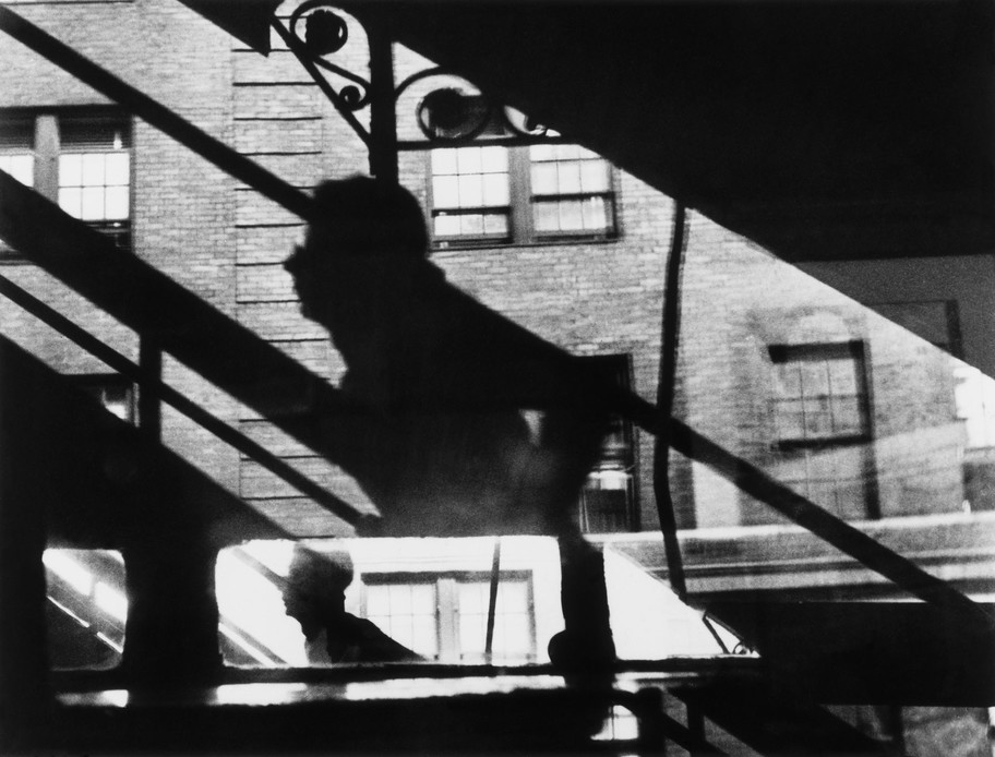 Louis Faurer, Win, Place and Show , métro aérien de la 3e Avenue à la 53e rue, New York, c 1946-1948