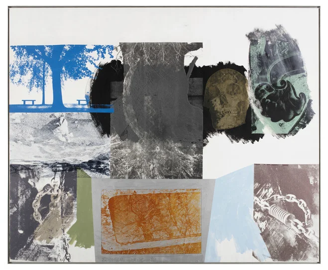 Un Rauschenberg très bordure chez Ropac… 