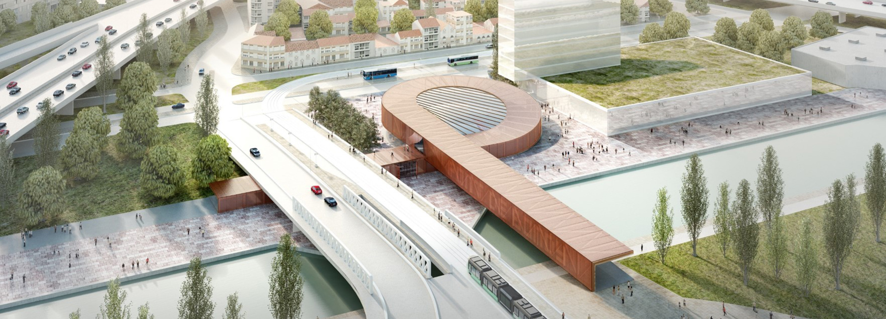 Station pont-de-bondy © BIG / silvio d’ascia / société du grand paris
