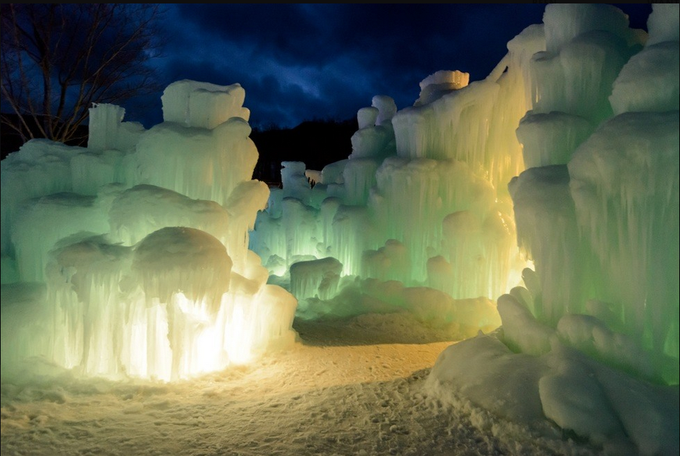 Bienvenue au Palais des Glaces de Lincoln, New Hampshire