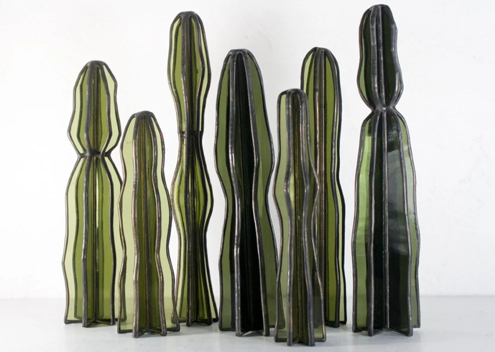 Les vitraux paysagers de Lesley Green