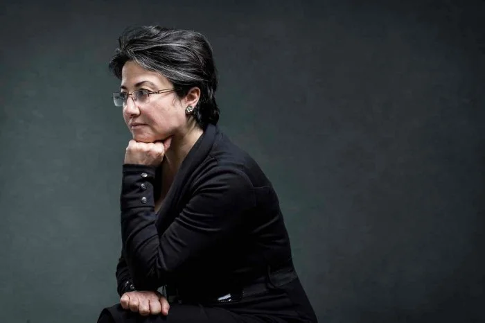 Zoabi, 47 ans, première femme palestinienne élue sur une liste arabe à la Knesset en2009. Photo David Levene pour le Guardian