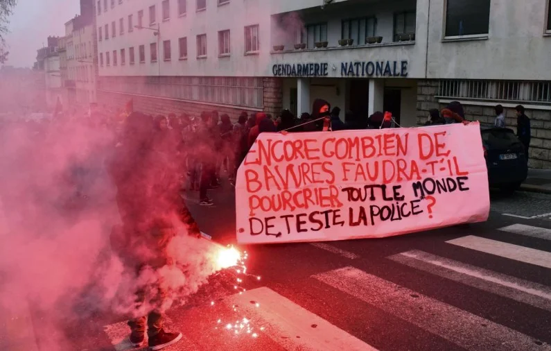 Manifestation pour Théo à Rouen