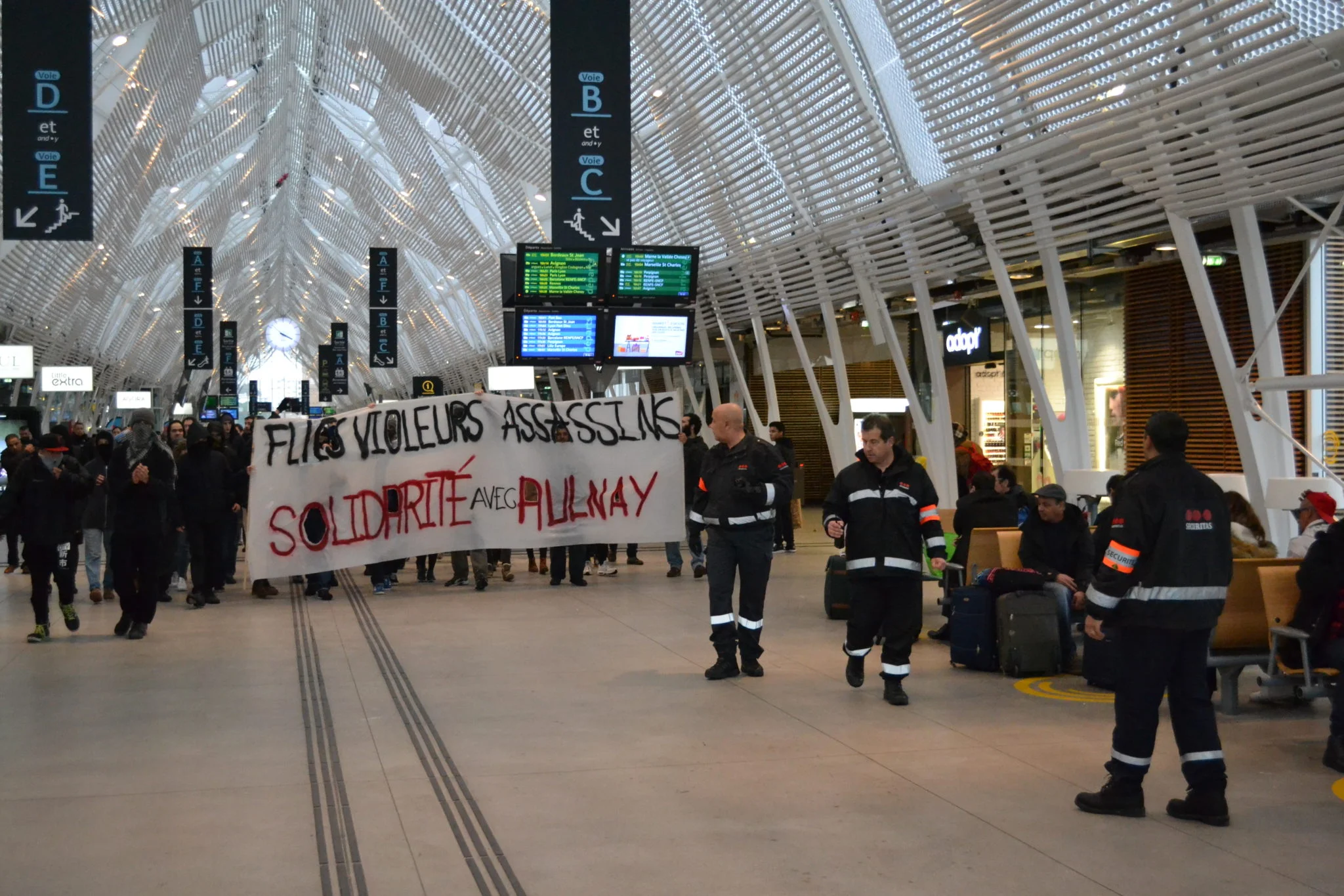 Manifestation pour Théo Montpellier Benjamin Polge