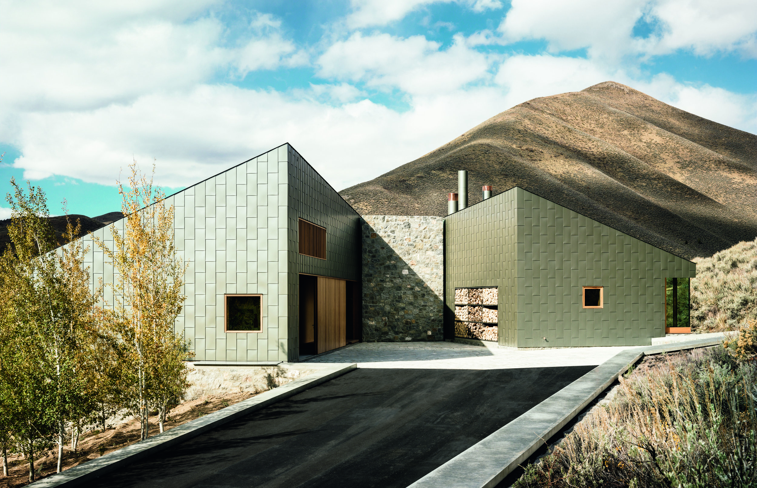 Rick Joy Architects, Maison de Sun Valley , 2013, Sun Valley, AZ, USA. credit; Joe Fletcher Photography (page 28)