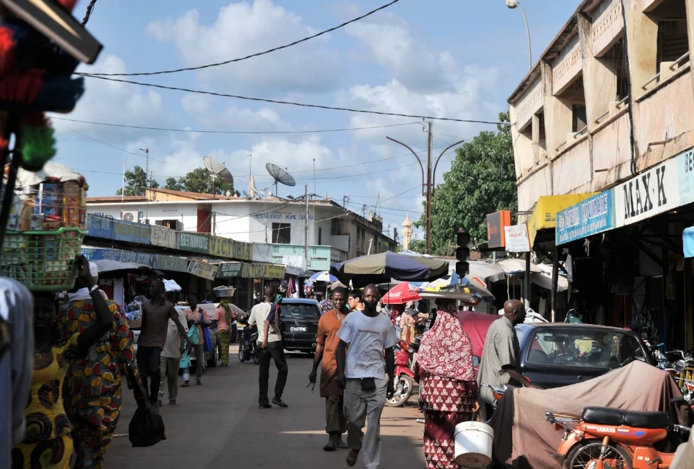 Un marché de Bamako, Mali.&nbsp;ISSOUF SANOGO / AFP