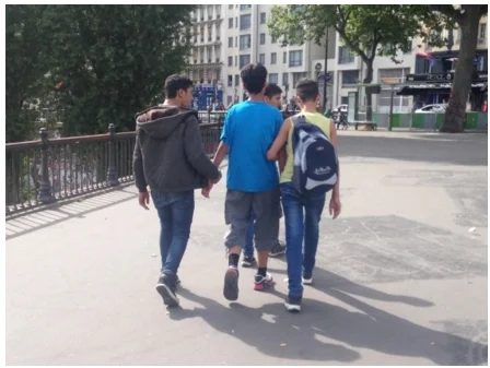 Mineurs isolés, Paris Aout 2016 (c) Agathe Nadimi