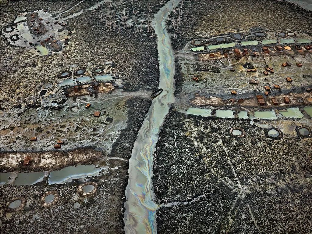 Anthropocène - Oil Bunkering #1 - Delta du Niger 2016 - Edward Burtynsky