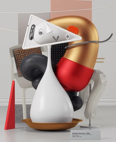 Omar Aqil se fait Picasso en 3D