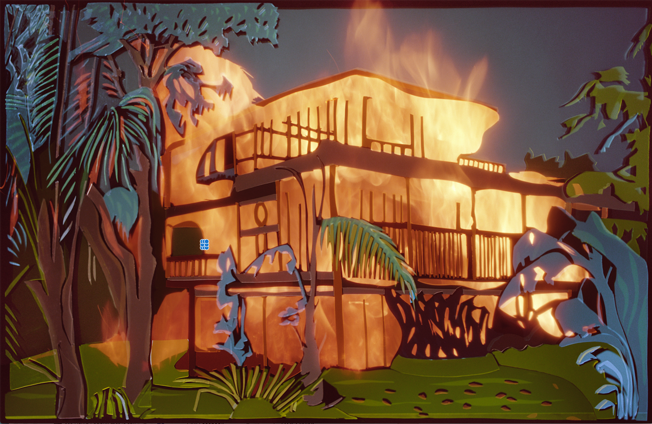 David Ledoux met le feu au réel