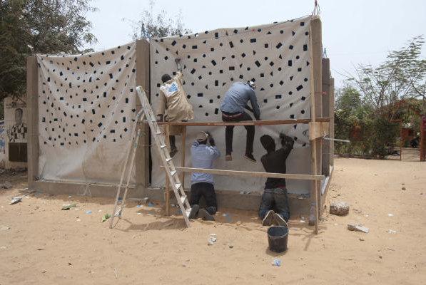 L'hippocampe-architecte de Cheikh Ndiaye à la Maréchalerie
