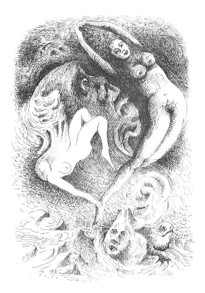 Ses yeux étaient des lampes noires pour inventer la nuit, par Kenny Ozier-Lafontaine