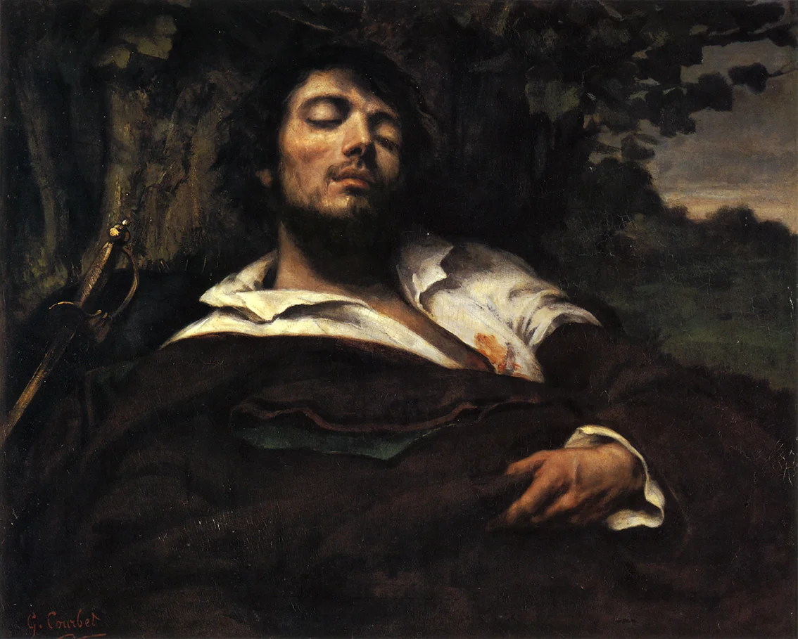 Gustave COURBET, Autoportrait, ou l'homme blessé, 81x97cm, 1844-54, Musée d'Orsay, Paris