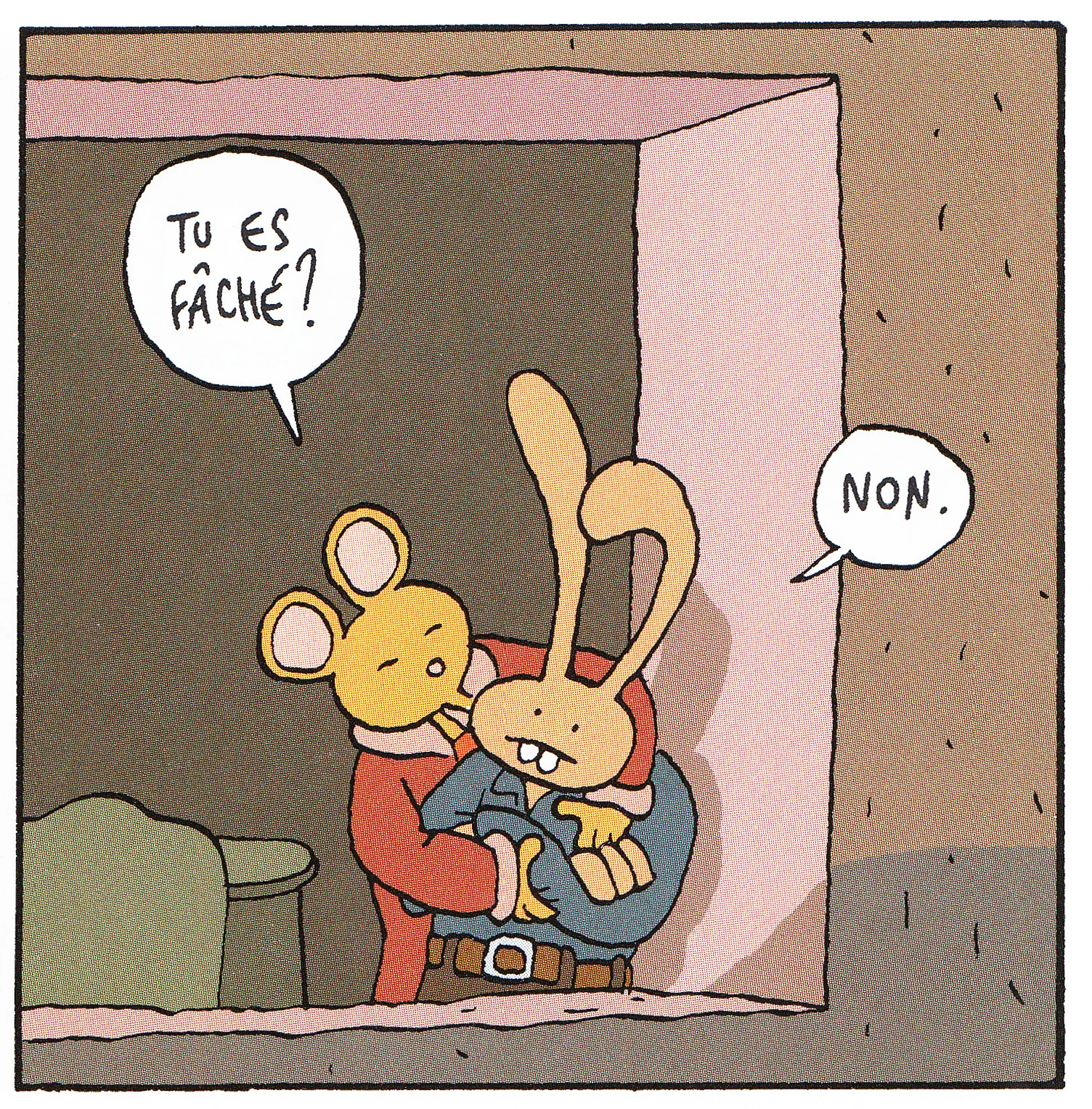 Lapinot envisage le monde comme un peu moins pourri… 