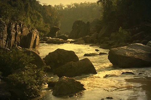 Paysage du Dandakaranya dans le centre-Est de l'Inde