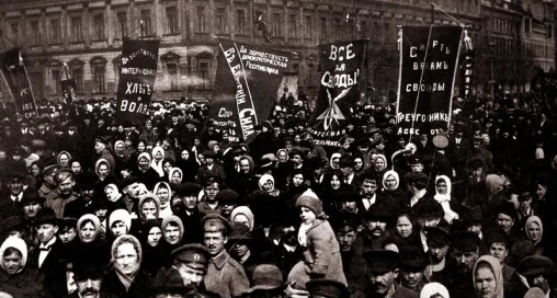manifestation anarchiste février ou mars 1917