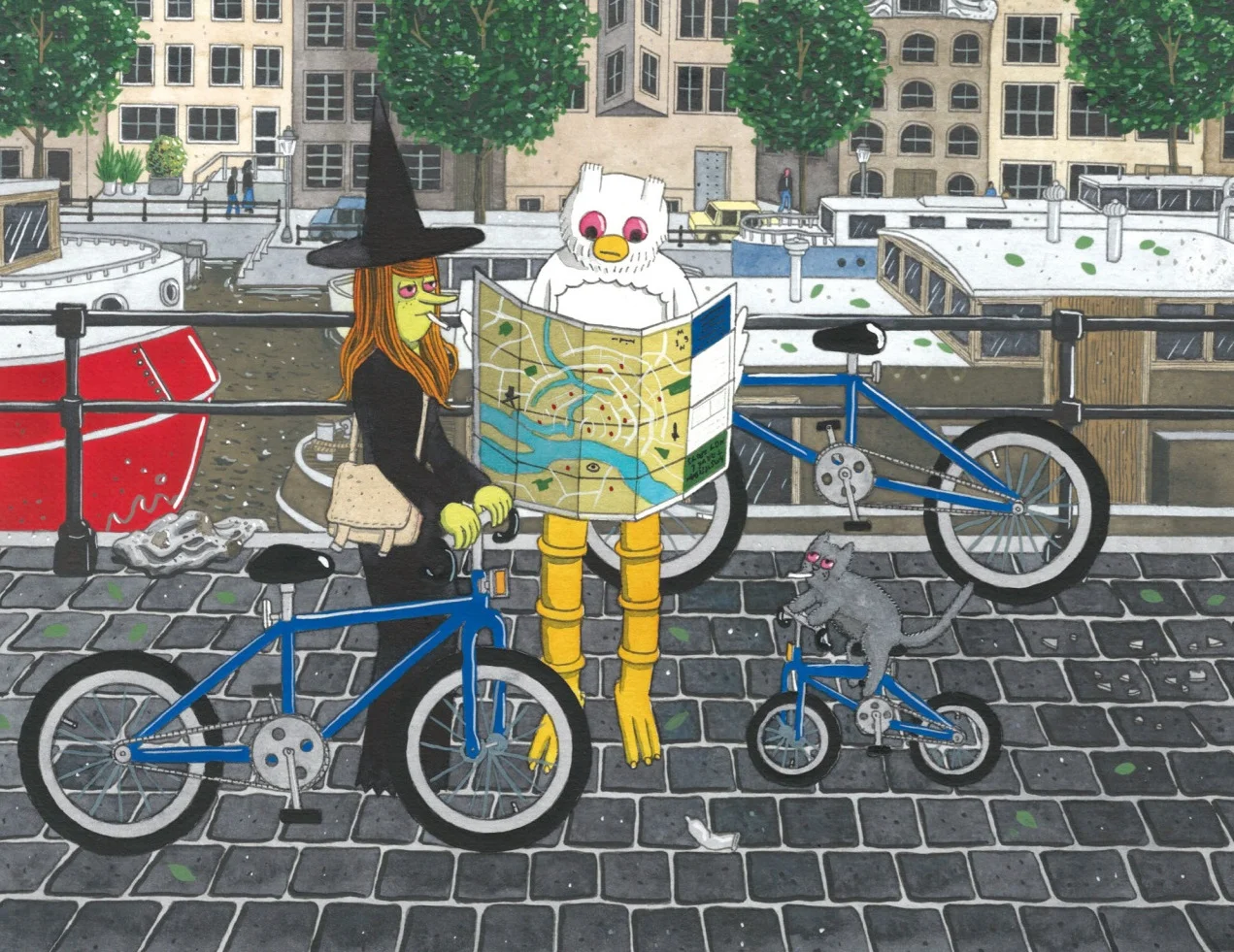 Avec Megg, Mogg & Owl, Simon Hanselmann dit Fuck Hollywood !