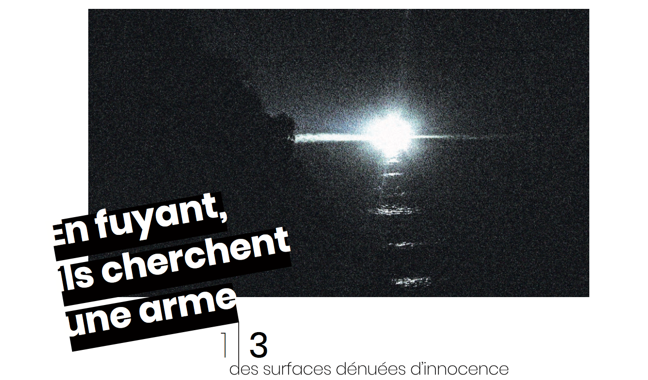 En fuyant, ils cherchent une arme (à Montreuil) 