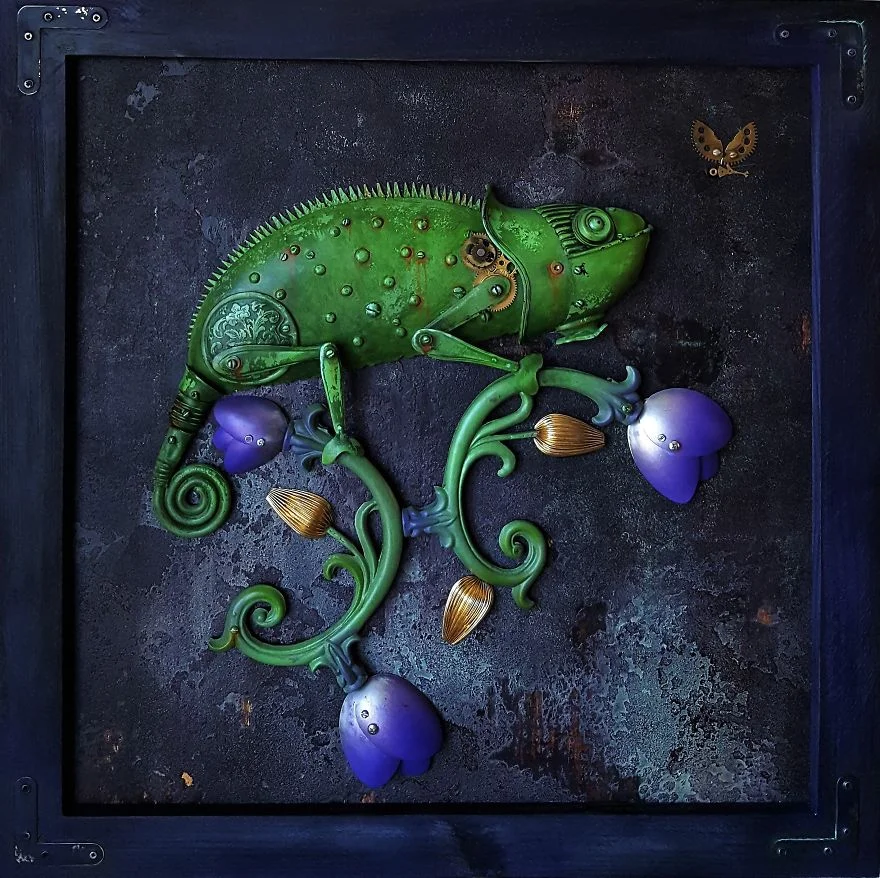 Steampunk de récup pour sculptures décalées avec Artūras Tamašauskas 