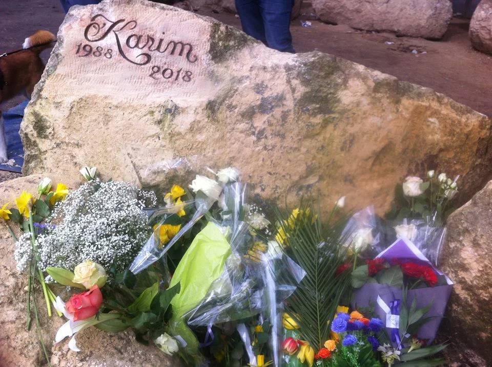 Hommage à Karim I. décédé Porte de la Chapelle