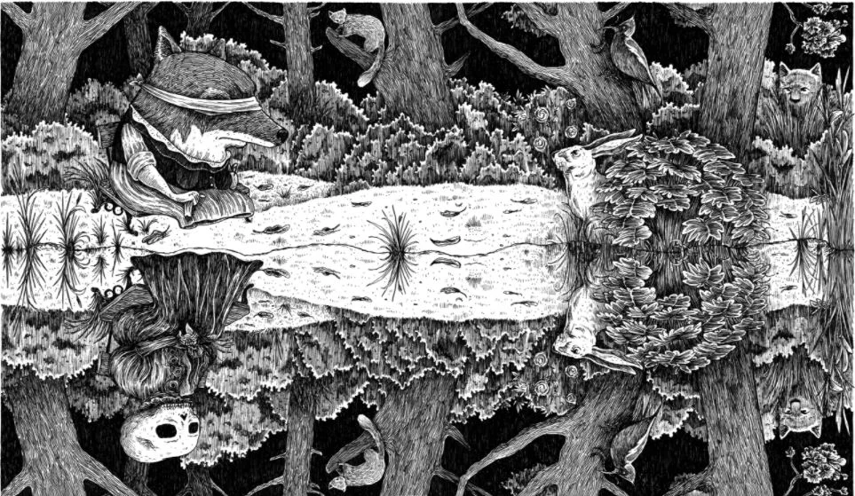 Le demi-palindrome romantique BD de Le Départ/La Mère et la Mort