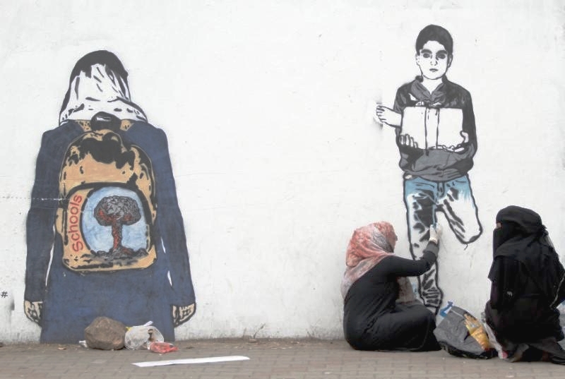 Un collectif de femmes yéménites, artistes de rue, s’est formé après trois ans de guerre