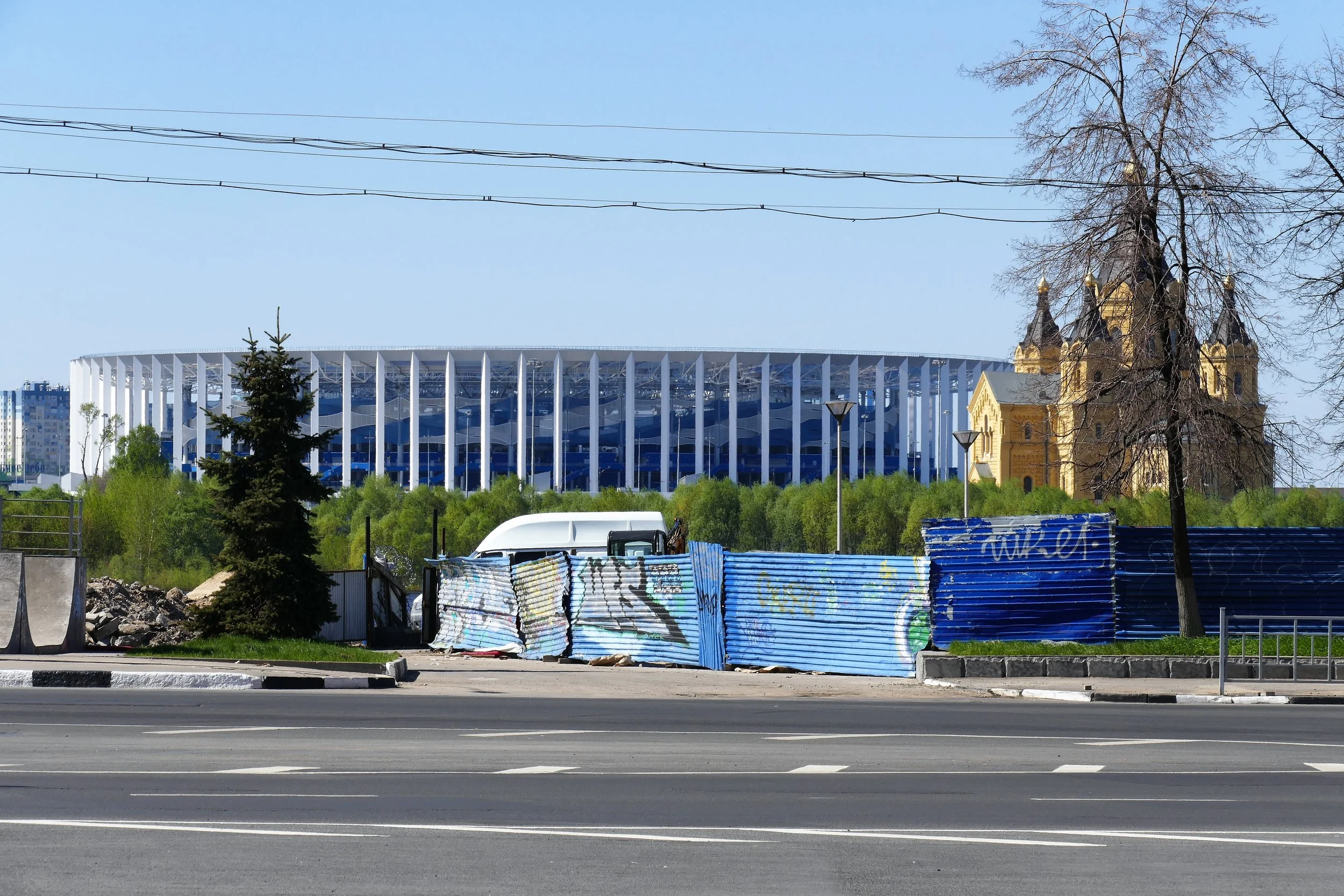 Nijni Novgorod, l’adieu aux palissades bleues
