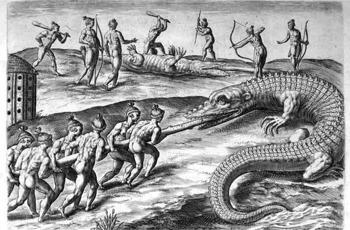 Traumatisme raconté du premier voyage en Floride par son cartographe français même