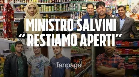 Salvini décide la fermeture à 21h des commerces de nuit tenus par les "étrangers"