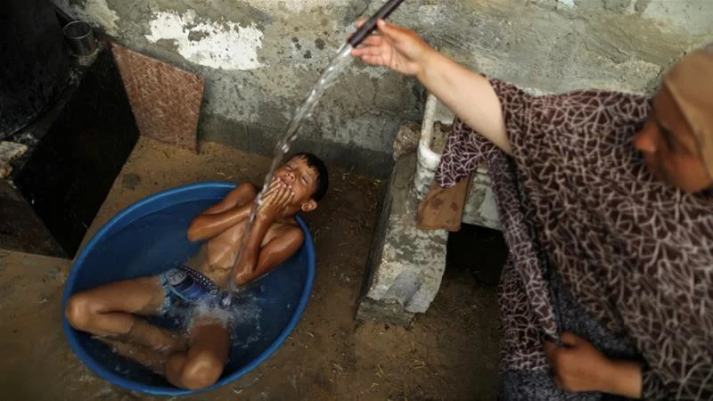 L’eau dite « potable » à Gaza provoque le syndrome du « bébé bleu »
