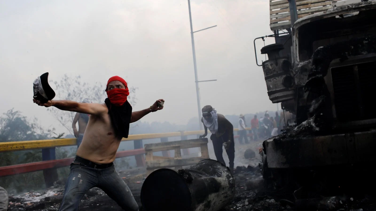 Le jour J, les camions n'ont pas pu entrer au Venezuela