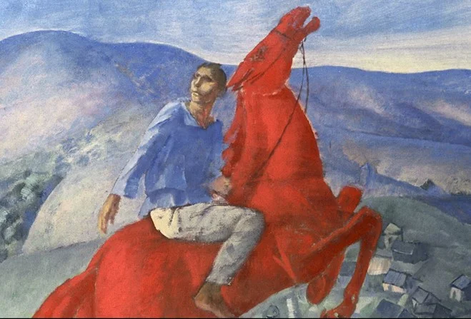 Petrov-Vodkine Kuzma, Fantaisie (détail), 1925 Huile sur toile, 50 × 64,5 cm Musée Russe, Saint-Pétersbourg, Russie, © State Russian Museum, St. Petersburg