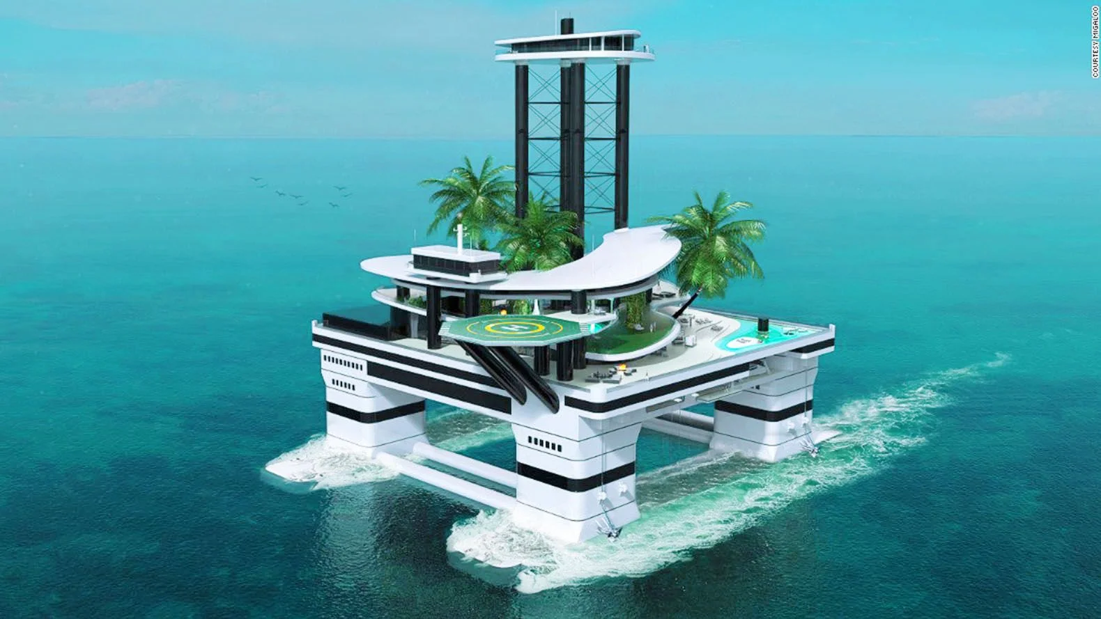 Sur mon île (artificielle) du bonheur pour milliardaires repus