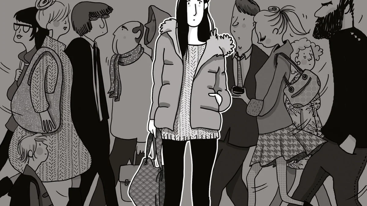 La différence invisible - Scénariste : Julie Dachez Dessinatrice : Mademoiselle Carolin Éditeur : Delcourt, collection Mirages